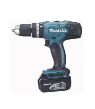 Увеличить фото Аккумуляторная дрель-шуруповерт Makita DHP453RFE Фото Аккумуляторная дрель-шуруповерт Makita DHP453RFE 14 690 руб.