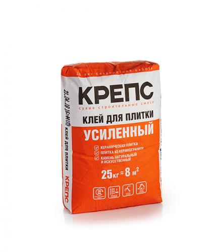 Фото «Клей для плитки Крепс Усиленный 25 кг» в Санкт-Петербурге
