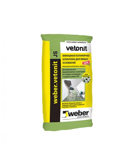 Фото «Шпаклевка универсальная weber.vetonit JS 20 кг» в Санкт-Петербурге