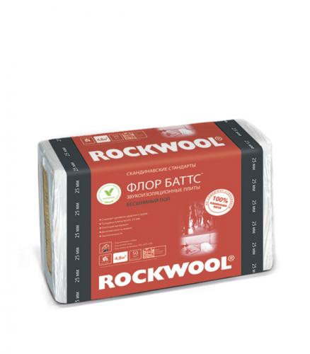Фото «Утеплитель ROCKWOOL Флор Баттс 1000х600х25 мм 4.8 кв.м» в Санкт-Петербурге