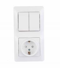 Увеличить фото Блок (2-х кл.выкл.+ розетка с з/к ,со штороками) Schneider Electric Glossa белый Фото Блок (2-х кл.выкл.+ розетка с з/к ,со штороками) Schneider Electric Glossa белый 285 руб.