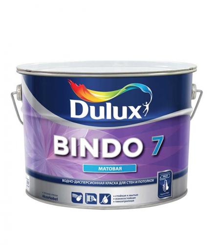 Фото «Краска в/д Dulux Bindo 7 основа BW матовая 10 л» в Москве