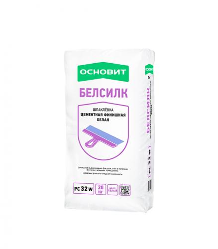 Фото «Шпаклевка цементная финишная фасадная Основит Белсилк PC32 W белая 20 кг» в Санкт-Петербурге