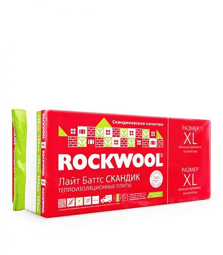 Фото «Утеплитель ROCKWOOL Лайт Баттс Скандик 1200х600х100 мм 4.32 кв.м» в Санкт-Петербурге