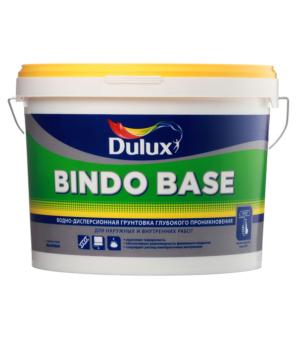 

Грунт Bindo Base Dulux водно-дисперсионный 10 л, Белый