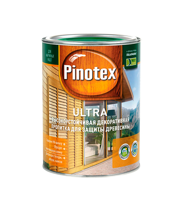 Антисептик Pinotex Ultra белый 1 л