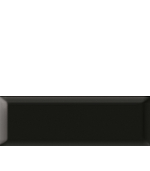 Плитка облицовочная Метро 100х300х8 мм черная (21 шт=0.63 кв.м)