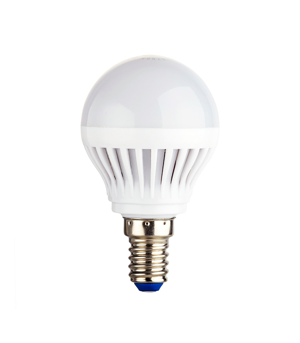 Лампа светодиодная E14 5W G45 4000K, дневной свет, REV