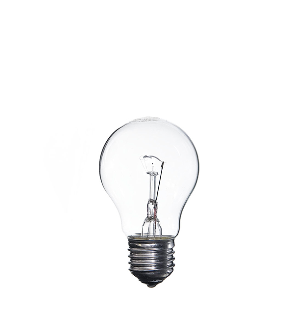 Лампа накаливания Philips E27 75W A55 груша CL прозрачная
